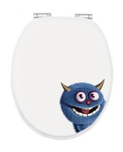 Lustige WC Deckel: Monster Ecky